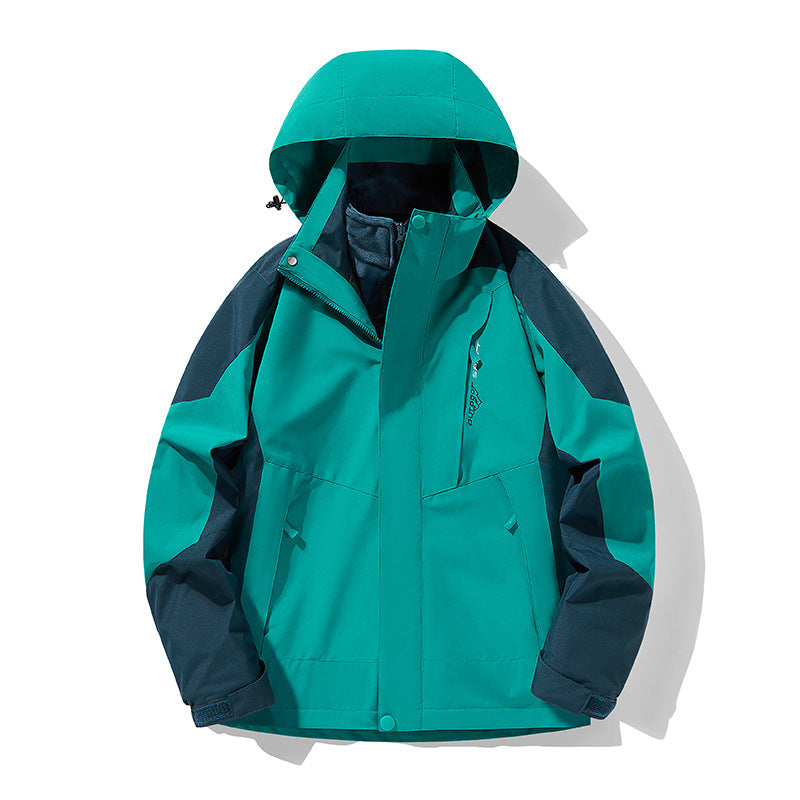 3-in-1 Fleece-Lined Waterproof Jacket