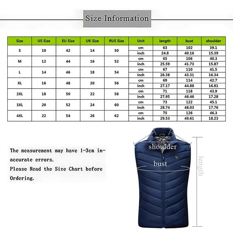 Winter Heated Outdoor Vest