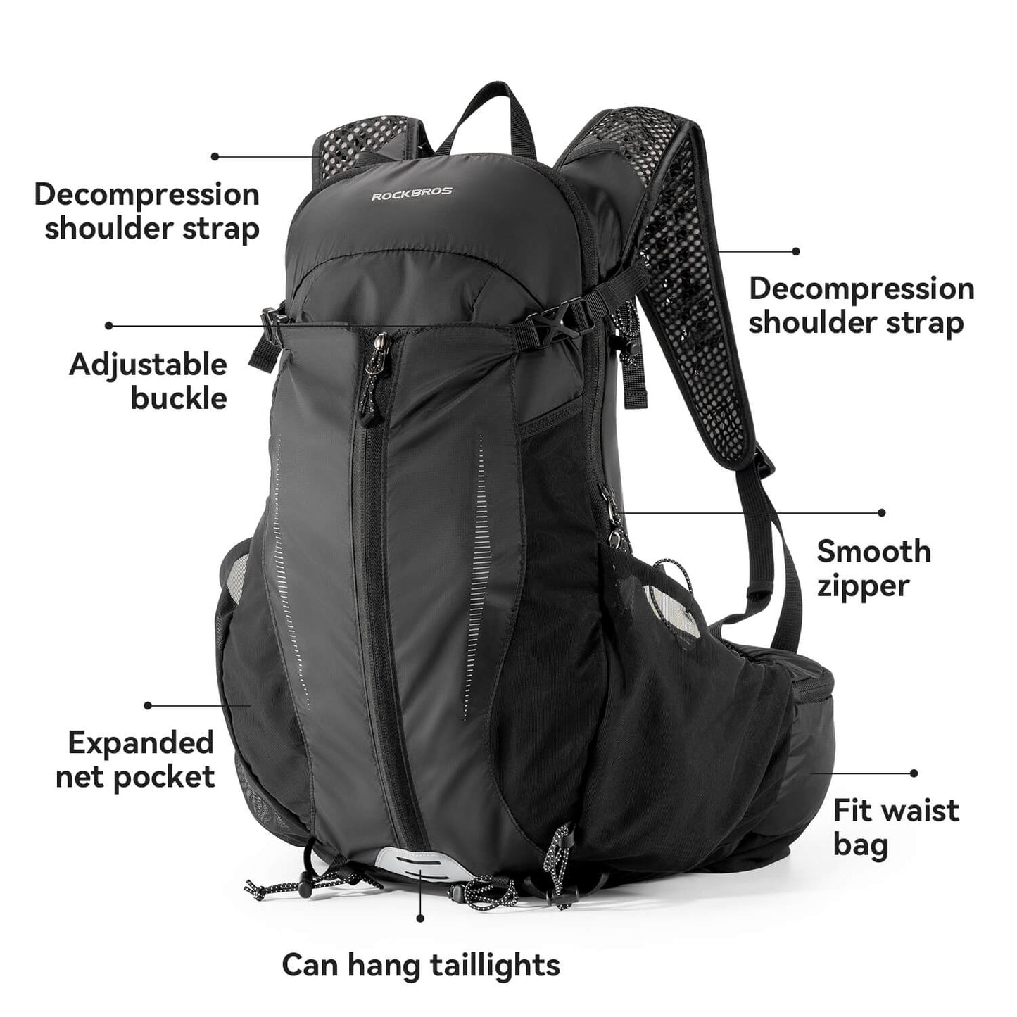 ROCKBROS Lightweight Hydration Backpack – Outdoor Sports