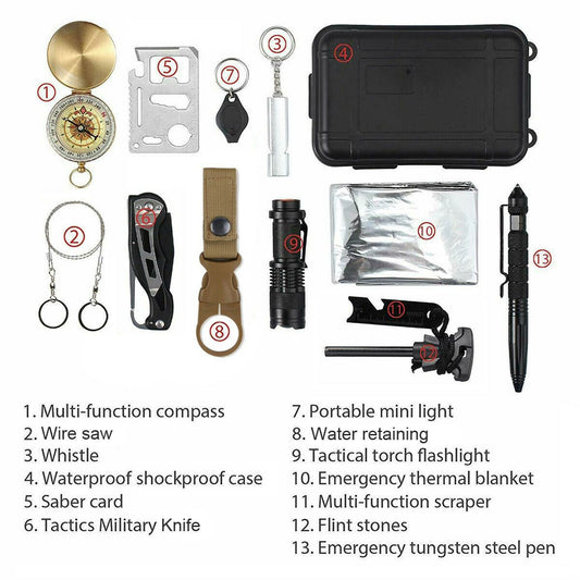 AdventureGuard: 14-in-1 Survival & Safety Kit