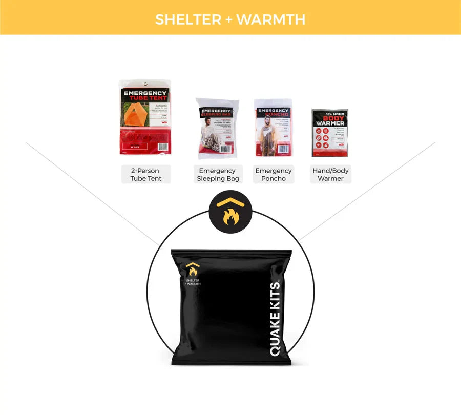 Quake Kits Shelter and Warmth Pack